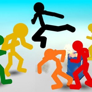 Постер игры Стикмен Стрит Файтинг 3D